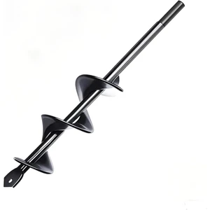 Ağır Hizmet Tipi Her Şey Dahil Bahçe Matkap Ucu - Kolay Dikim için Spiral Tasarım, 3/8" Altıgen Sürücü Matkaplarla Uyumlu, Metal, Yatak ve Saksı Bitkileri için İdeal