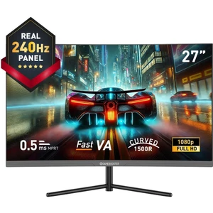 Gamebooster GB-27C240FF 27" 240Hz Fast Va 0.5ms Fhd 1*hdmı-1*dp Rgb Curved Gaming Monitör