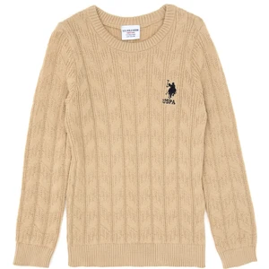 U.s. Polo Assn. Erkek Çocuk Kum Kazak /triko 50315638-VR085