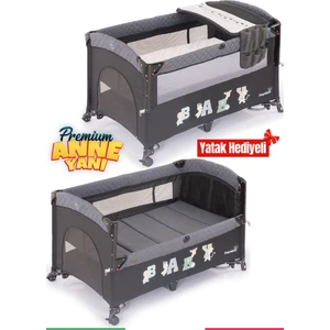 Premium Line Alt Açma Üniteli Anne Yanı Oyun Parkı + Yatak Hediyeli