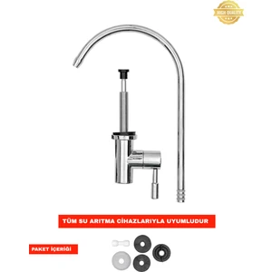 Su Arıtma Cihazı Lüx Krom Musluk (Tüm Cihazlarla Uyumludur)