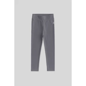 Tommy Life Koyu Gri Yüksek Bel Dar Paça Kız Çocuk Tayt  - 75047