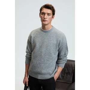 Tromso Erkek Pofuduk Yumusacık Recyle Bisiklet Yakalı Triko Grimelanj Kazak