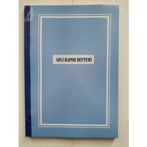 Kültür Matbaası Adli Rapor Defteri