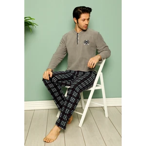 3 Renk Kışlık Erkek Polar Pijama Takımı