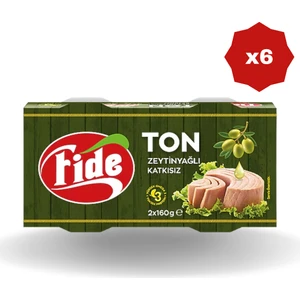 Ton Balığı 2’li Zeytinyağlı 160 gr - (6 Adet)