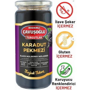 Bozkırlı Çavuşoğlu Soğuk Sıkım Karadut Pekmezi 620g Glukoz Içermez
