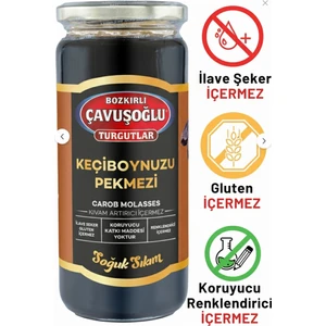 Bozkırlı Çavuşoğlu Soğuk Sıkım Harnup Keçiboynuzu Pekmezi 620g