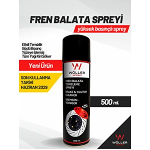 Fren Balata Spreyi Profesyonel Temizlik İçin 500 ml 360 Derece Uygulama