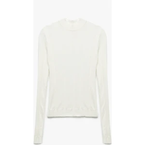 Dik Yaka Uzun Kollu Triko Kazak