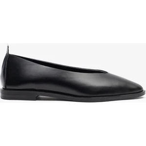 Louis Cardy Juno Siyah Deri Kadın Babet