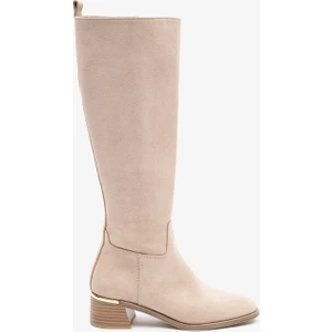 Louis Cardy Mosby Bej Süet Deri Kadın Çizme