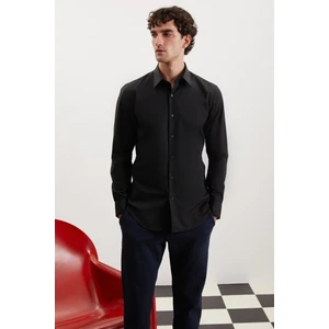 SVEN Erkek Siyah Gömlek
