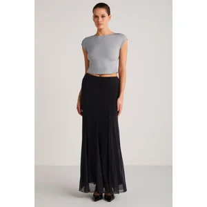 Yaretzı Kadın %95 Polyester %5 Elasten Gri Bluz