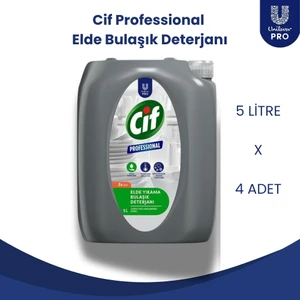 Cif Professional Elde Bulaşık Deterjanı 5 Litre x 4 Adet