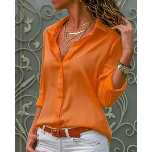 Dokuma Viskon Kumaş Basic Gömlek (13 Renk)