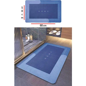 Sihirli Mop Su Emici Banyo Paspası Kaymaz Tabanlı Su Emici Yapı 50 x 70 cm  Kare