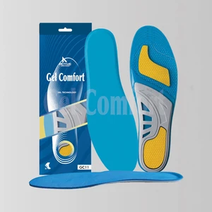 Gel Comfort GC11 | Yumuşak Jel Spor Ayakkabı Tabanı, Şok Emici, Ark Destekli Ortopedik Konfor İç Tabanlık