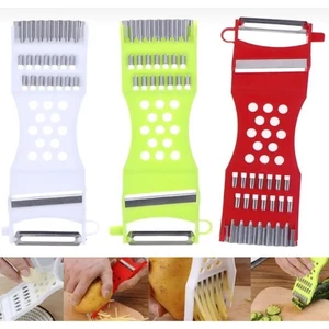 4 ADET - Çok Amaçlı Sebze Meyve Rende - Soyacak -Julliene ve Spiral Doğrayıcı