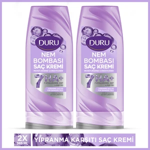 Nem Bombası Yıpranmış Saçlar Için Yoğun Onarıcı ve Nemlendirici Saç Kremi 2X385 ml