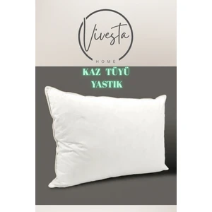 Vivesta Home %100 Kaz Tüyü Yastık – Ultra Konforlu, Yumuşak ve Nefes Alabilir Uyku Deneyimi