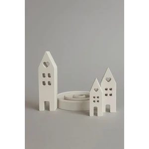 MİNİK ATÖLYE Minimal 3’lü Ev Mumluk Dekoru,Şamdanlık