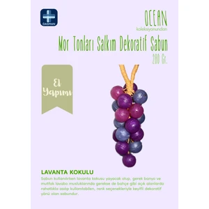 Ocean Lavanta Kokulu Mor Tonları Dekoratif Salkım Sabun
