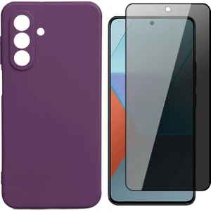 Samsung Galaxy A17 Kılıf Zore Biye Silikon Kapak + Hayalet Ekran Koruyucu