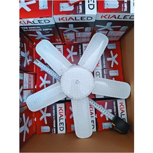 Kristal Pervane 5+1 LED Ampul