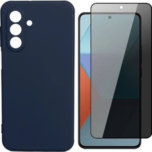 Samsung Galaxy A17 Kılıf Zore Biye Silikon Kapak + Hayalet Ekran Koruyucu