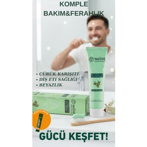 WeLive İzlanda Yosunlu Diş Macunu 100 ml – Bitkisel İçerikli Günlük Ağız Bakımı