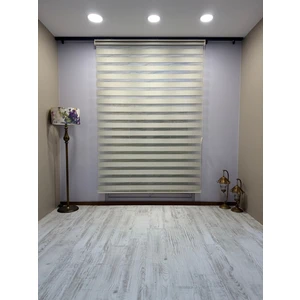 Donatti Perde Kırık Bej Işık Geçirmez Zebra Stor Perde - Karartma Özellikli, Yüksek Kalite Kumaş