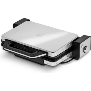 Lono Contact Grill Çelik 2 Bölmeli Elektrikli Izgara & Tost Makinesi 2100 W