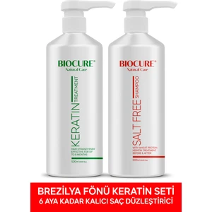 Tuzsuz Şampuan + Biocure Brezilya Keratin