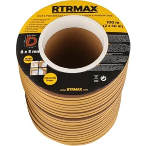 RNP02 Kapı Pencere Bandı Yapışkanlı Fitil Kahve 2X50=100 mt