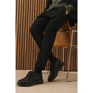 Ziya, Erkek Hakiki Deri Ayakkabı 1531002Z3059 Siyah