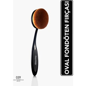 Oval Uçlu Sentetik Fondöten Fırçası (039) 8690604598496