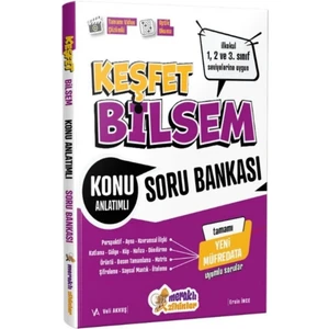 Meraklı Zihinler Keşfet Bilsem Konu Anlatımlı Soru Bankası (1,2 ve 3.sınıf Seviyelerine Uygun)