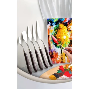 Weather Forecast 5 Parça Resim Spatula Seti Boya Palet Bıçağı Painting Knife CIN549