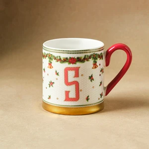 New Year Yılbaşı Petek S Harfli Kupa 330 ml