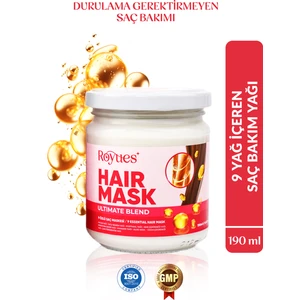 Saç Maskesi - 9 Özlü Saç Bakım Yağı - Hair Mask