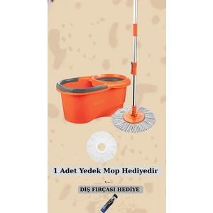 Focus Otomatik Temizlik Seti Kova Mop Seti ve 1 Adet Yedek Mop