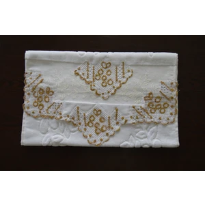 🌸 El Işlemeli Desenli Pamuklu Havlu