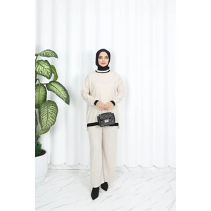 Nisum Moda Iki Renk Triko Takım