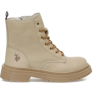 U.s. Polo Assn. Trena Jr 5pr Bej Kız Çocuk Biker Bot