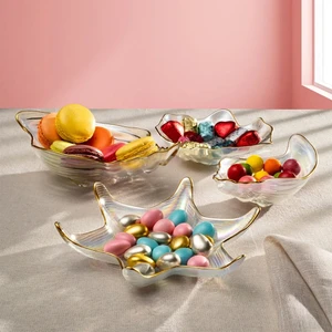 Deniz 4 Parça Cam Sunum Seti