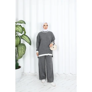 Nisum Moda Iki Renk Triko Takım