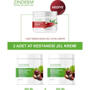 At Kestanesi Jeli, Masaj Kremi 500 Ml( 2 Adet x 500 ml )