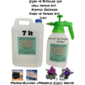 İlkadım Botanik (7 Lt) Çiçekler için Genel Haşere İlacı (Unlu Pamuk Biti, Sinek Ve Yaprak Biti, Kırmızı Örümcek) 2 ADET MENEKŞE ÇİÇEĞİ HEDİYELİ