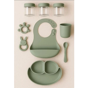 CKM Silikon 9 Parça Silikon Mama Seti - Mit Yeşilii